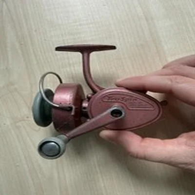 Vintage Tru Spin Fishing Reel K.P. Morritt Made in England Classic Spinning Reel