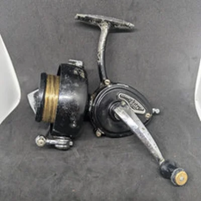 Vintage K.P.Morritt's Intrepid Elite fixed spool reel with original grey box