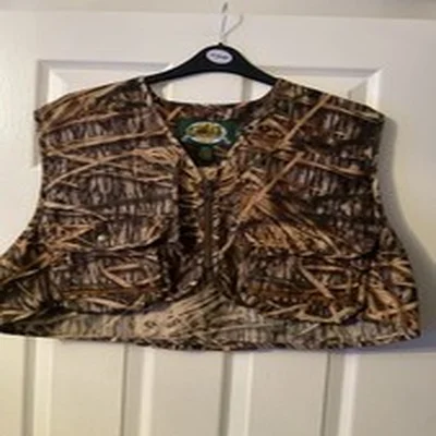 Cabelas Vest Mossy Oak Hunting Shooting RealTree Camo Gilet Men’s L Large