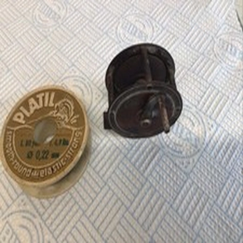 Vintage Metal Fishing Reel For Child