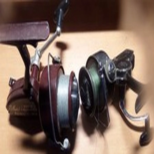 Vintage Shakespeare Standard & 1 other Fixed Spool Fishing Reel (used)