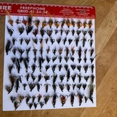 Salmon fishing hooks trebles assorted sizes and pattern