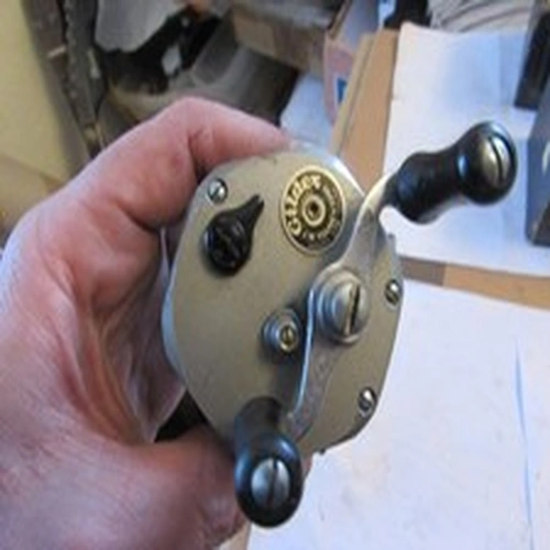 V good used vintage jw youngs gildex multiplier fishing reel