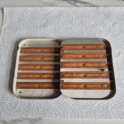 Vintage Fly Box With Inside Leaf And Leather Strips For Fly Storage Pre1960s