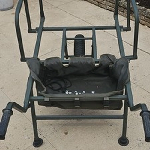 Nash H-Gun Fishing Barrow Cart 1 Wheel Fold Away Adjustable Handle Carry Bag
