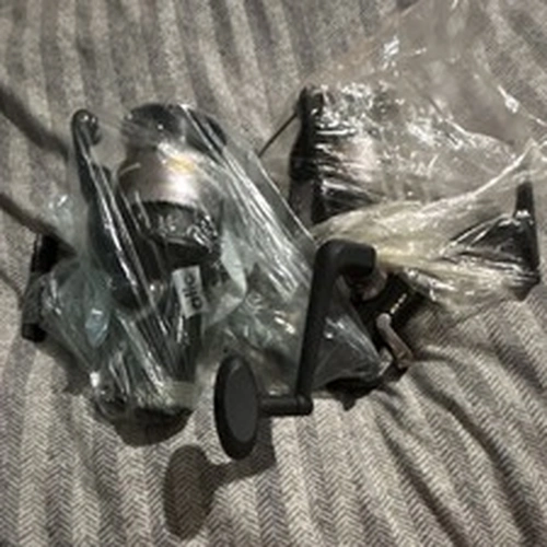 Freedom Black Fishing Reels Lot of 2 - Black Colour, Wrapped/Packaged