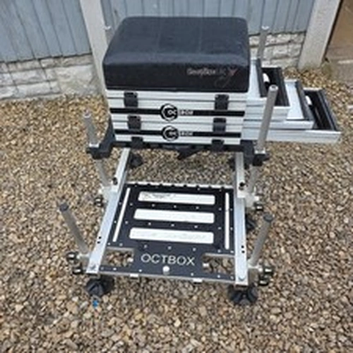 Octbox D25 Fishing Seat Box Fishing Tackle Box 4 drawer 