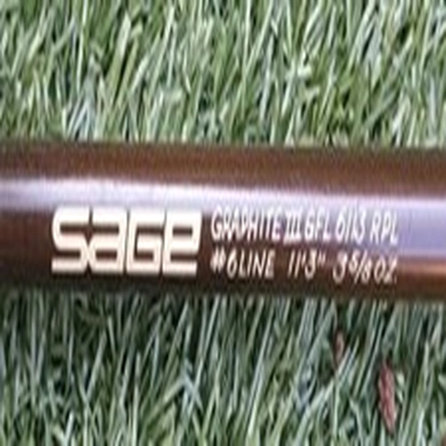 Sage Graphite III GFL 6113 RPL 6 line 11'3" 3 5/8 oz trout fly fishing rod