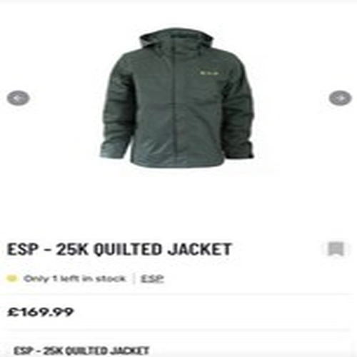 ESP 25K Waterproof Quilted Jacket XXL