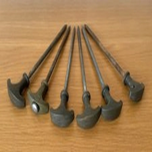 TRAKKER BIVVY PEGS X6 GREEN TEMPEST 8 INCH