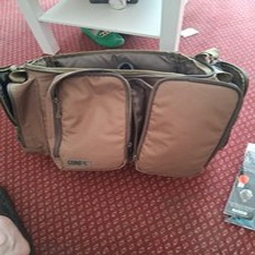 Korda compact Brown Polyester Tackle Bag, 5 Pockets, Shoulder Strap