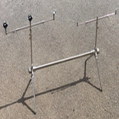 Vintage Stainless Steel Fishing Rod Rest