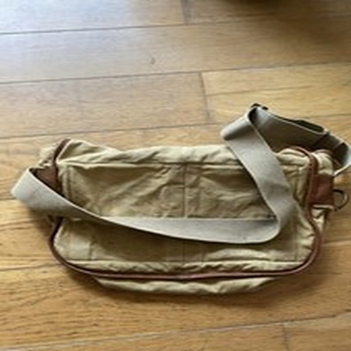 Rare Hardy Fly Fishing Bag, Leather/canvas, good used condition.