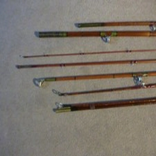 Antique Fly Fishing Rod ( By Barnard, Pall Mall, LONDON and two others in bags.