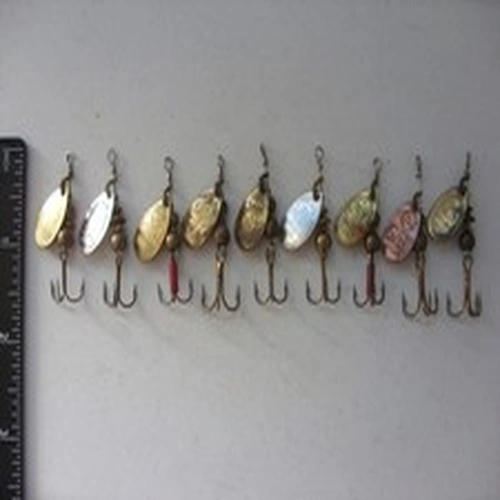 Joblot fishing tackle, Mepps Aglia spinners lures, Trout Perch Salmon Pike