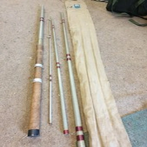 VINTAGE Original EDGAR SEALEY 13ft 4 piece FLOAT ROD Collectors with Bag