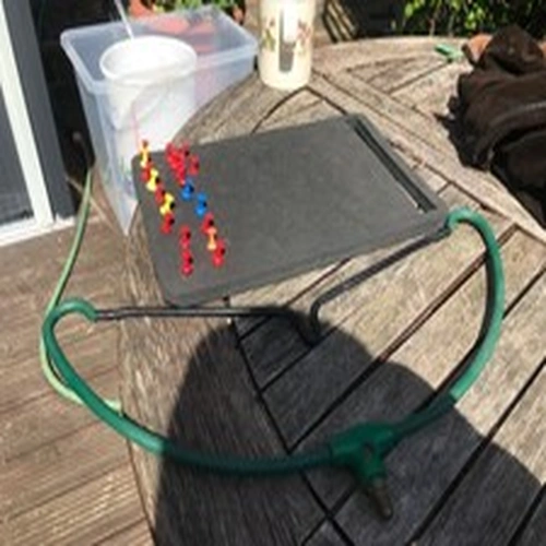 rig board and feeder rest